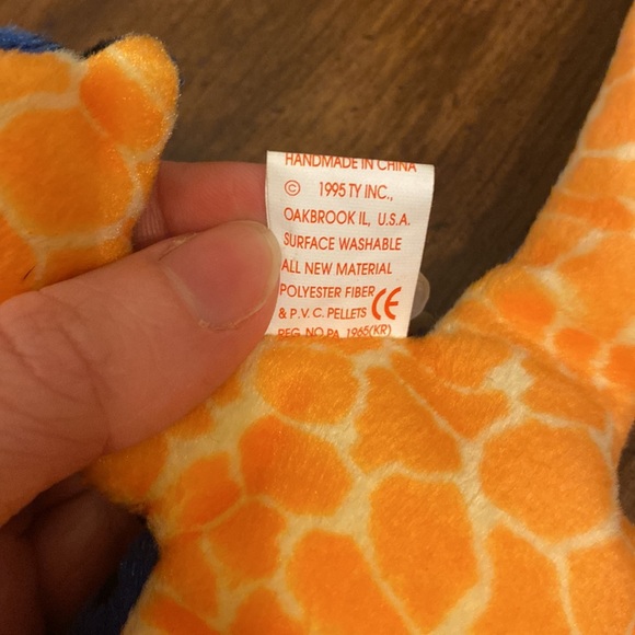 💜 5/$16 💜 NWT 1995 Lizzy Beanie Baby - Picture 5 of 7